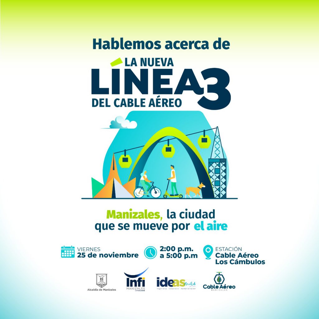 Invitación socialización proyecto Línea 3 del Cable Aéreo
